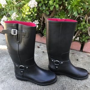Dirty Laundry Black Rain Boots